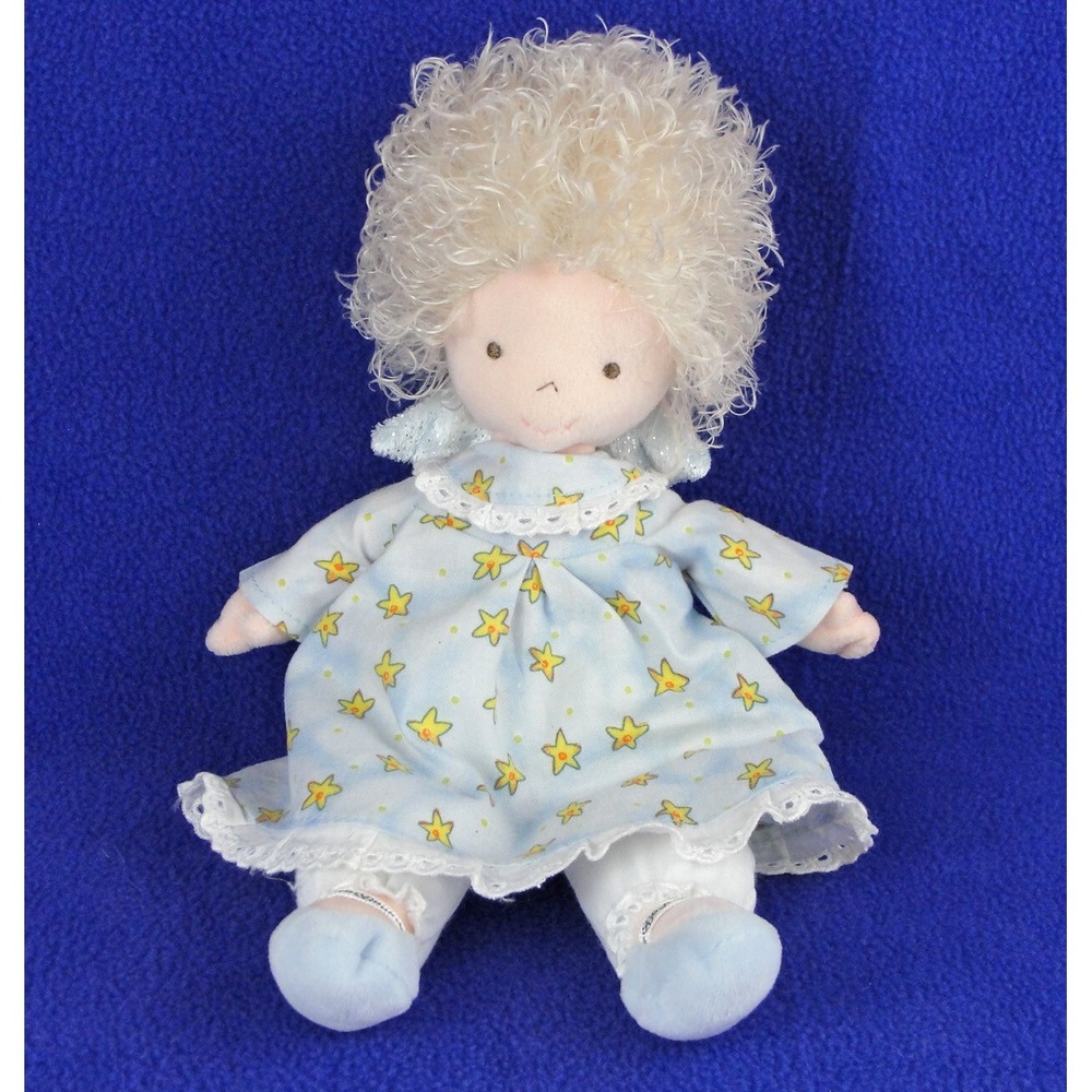 Ty Beanie Angeline Angel Doll Blue Nightgown Dress Plush No Hang Tag, No Book